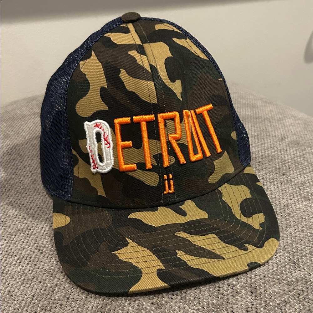 Camouflage Detroit Baseball Cap